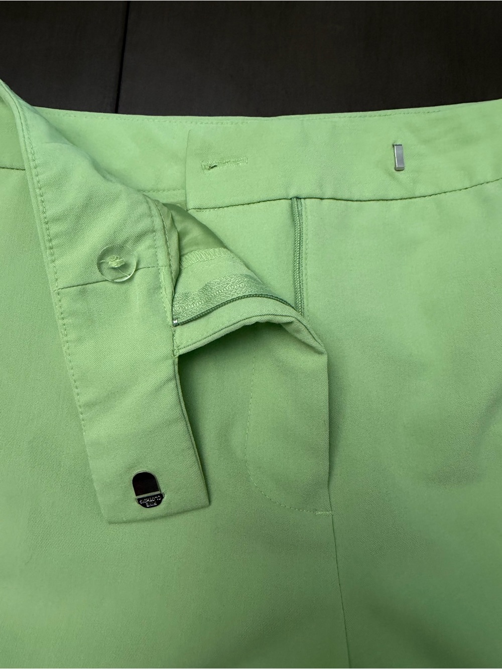 Worthington Slim ankle Dress Pants Womens 16 Green Stretch - Picture 6 of 7